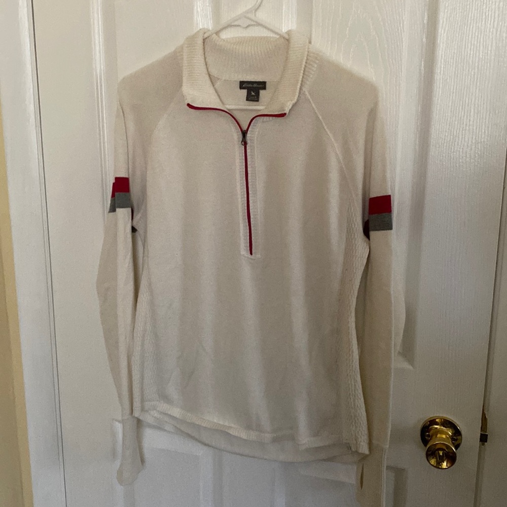 ⭐️3/$10⭐️ Guc Eddie bower 1/4 zip womens sweater